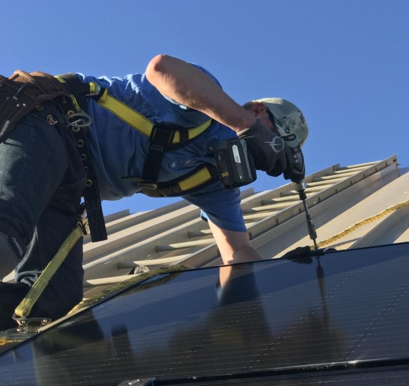 Metal roofing for solar PV