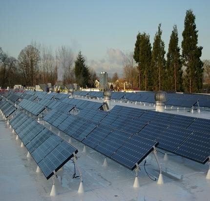 Concrete Flat Roof Solar Mounting System